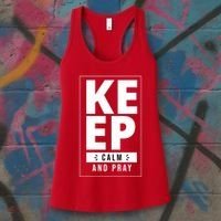 Keep Calm And Party Funny Slogan Women's Tank Top thumb 3