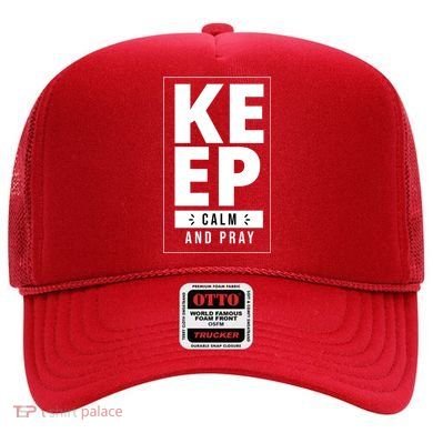 Keep Calm And Party Funny Slogan Hat