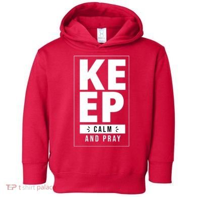 Keep Calm And Party Funny Slogan Toddler Hoodie