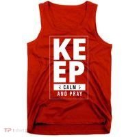 Keep Calm And Party Funny Slogan Tank Top thumb 0