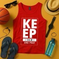 Keep Calm And Party Funny Slogan Tank Top thumb 4