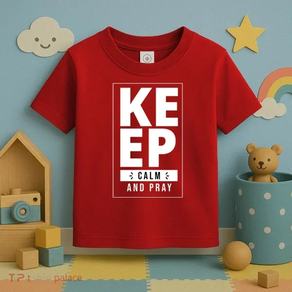 Keep Calm And Party Funny Slogan Toddler T-Shirt