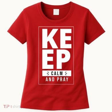 Keep Calm And Party Funny Slogan Women's T-Shirt