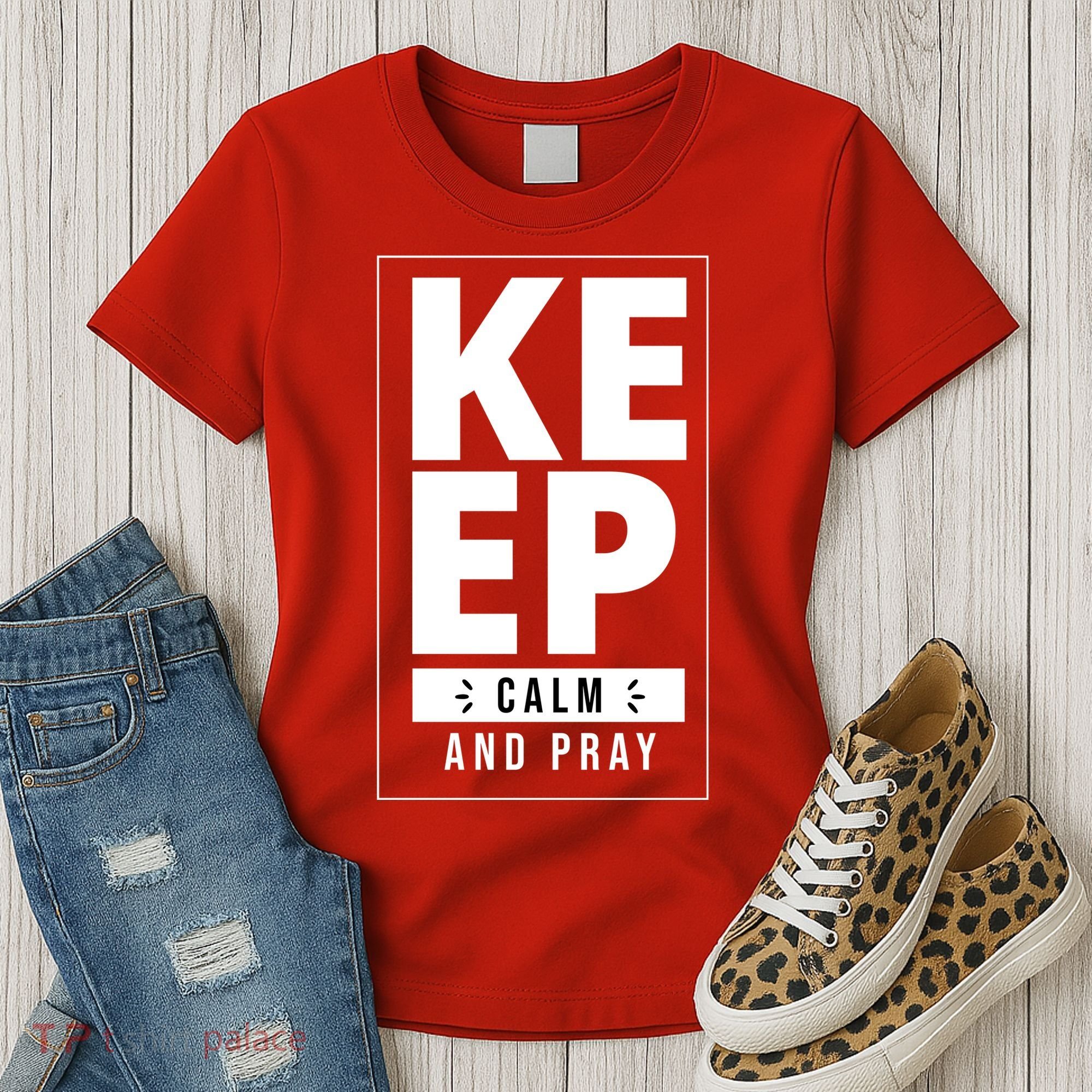 Keep Calm And Party Funny Slogan Women's T-Shirt