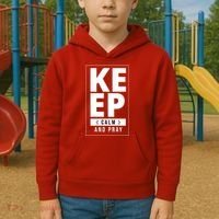 Keep Calm And Party Funny Slogan Kids Hoodie thumb 2