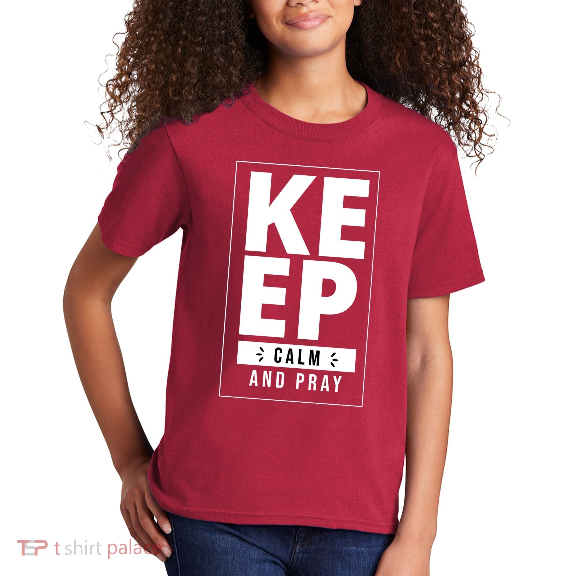 Keep Calm And Party Funny Slogan Kids T-Shirt