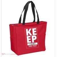Keep Calm And Party Funny Slogan Tote Bag thumb 2