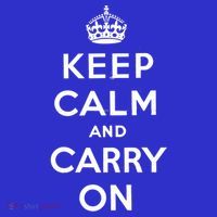 Keep Calm And Carry On Poster Vintage Gift T-Shirt thumb 7