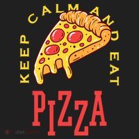 Keep Calm And Eat Pizza Funny Tumbler thumb 3