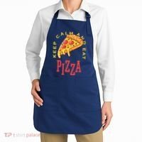 Keep Calm And Eat Pizza Funny Apron thumb 2