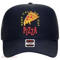 Keep Calm And Eat Pizza Funny Hat thumb 0