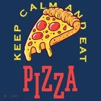 Keep Calm And Eat Pizza Funny Women's T-Shirt thumb 6