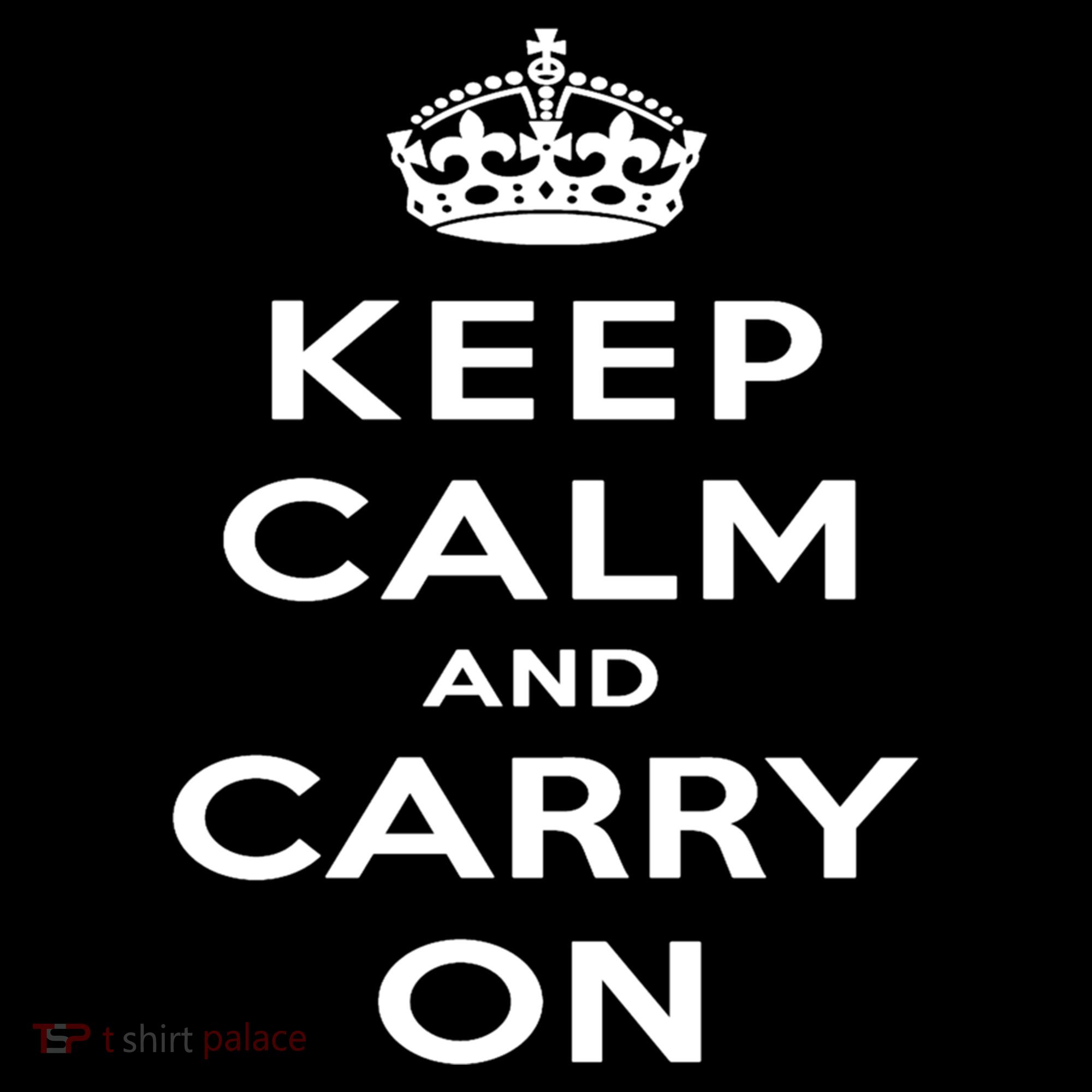Keep Calm And Carry On Gift Doggie Tank