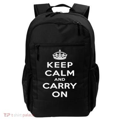 Keep Calm And Carry On Gift Backpack