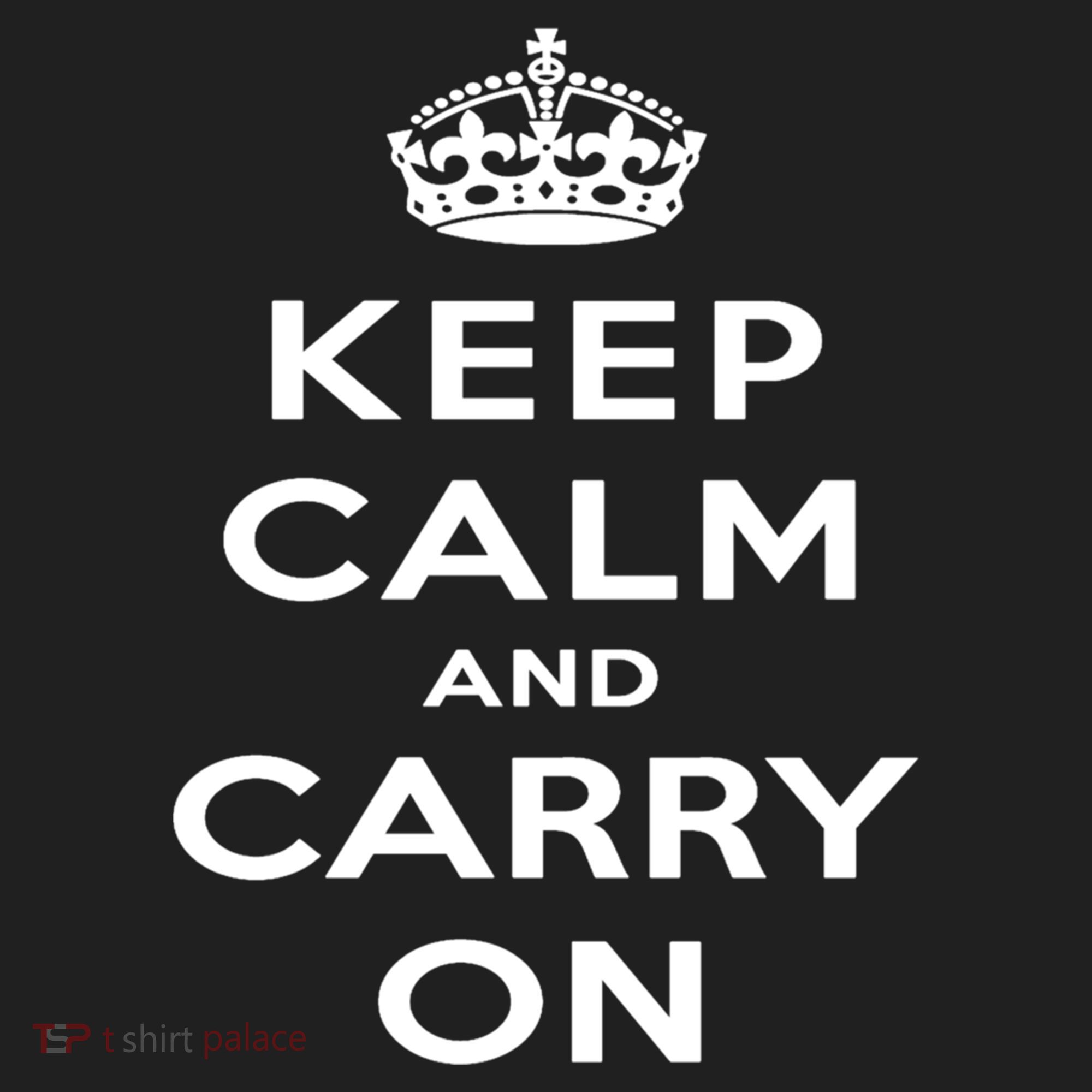 Keep Calm And Carry On Gift Golf Towel