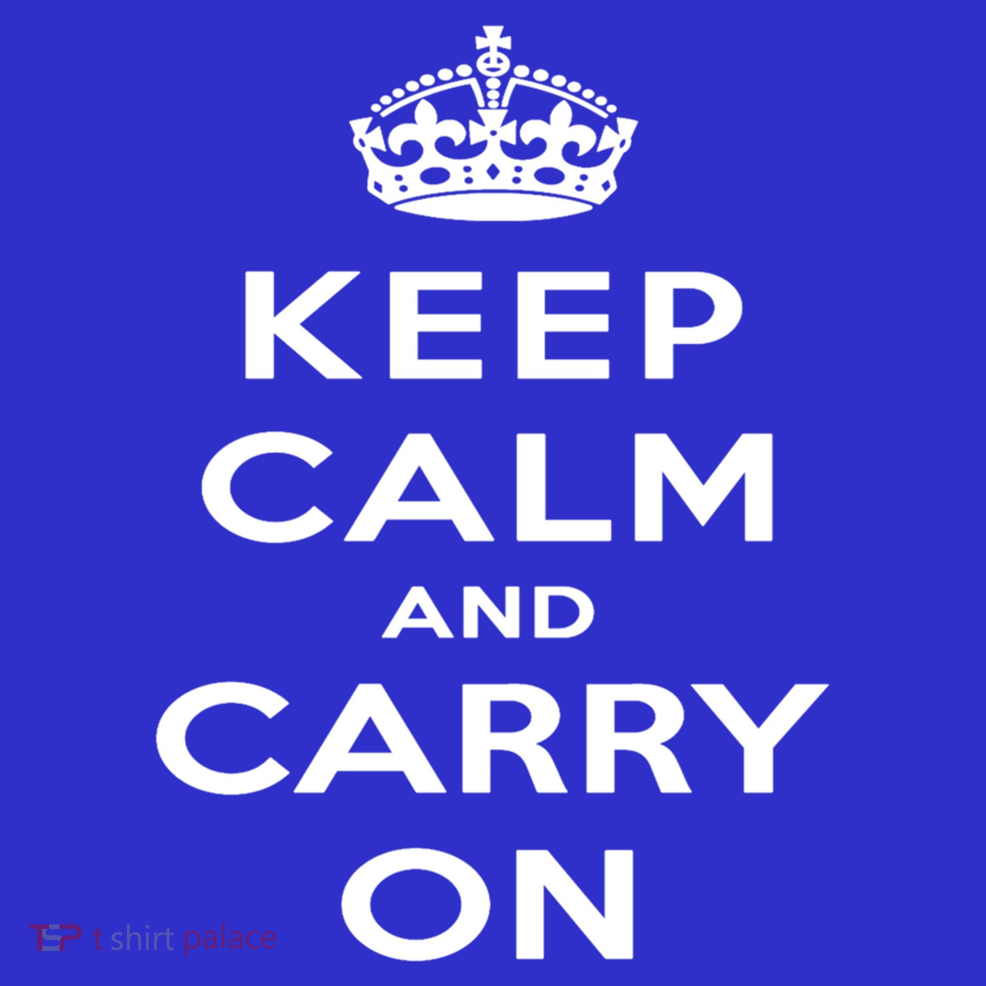 Keep Calm And Carry On Gift Long Sleeve Shirt