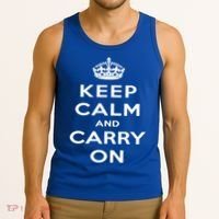 Keep Calm And Carry On Gift Tank Top thumb 3