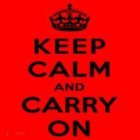 Keep Calm And Carry On Gift Santa Hat thumb 1