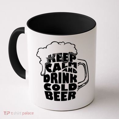 Keep Calm And Drink Cold Beer Coffee Mug