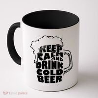 Keep Calm And Drink Cold Beer Coffee Mug thumb 0