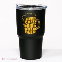 Keep Calm And Drink Cold Beer Tumbler thumb 0