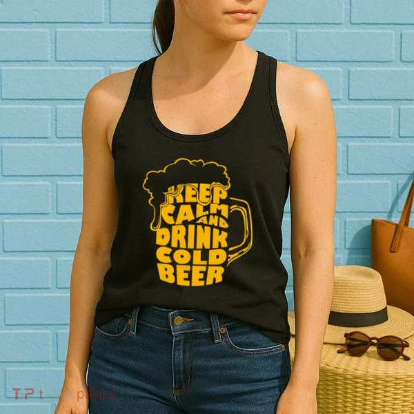 Keep Calm And Drink Cold Beer Women's Tank Top