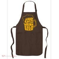 Keep Calm And Drink Cold Beer Apron thumb 0