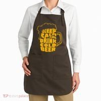 Keep Calm And Drink Cold Beer Apron thumb 2