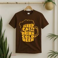 Keep Calm And Drink Cold Beer T-Shirt thumb 2