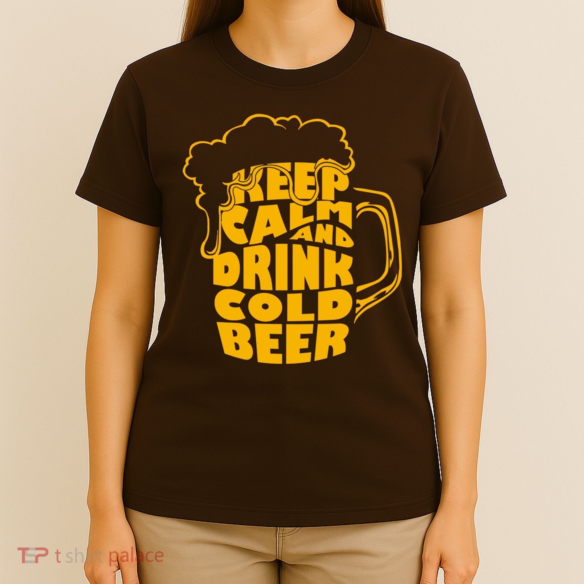 Keep Calm And Drink Cold Beer T-Shirt
