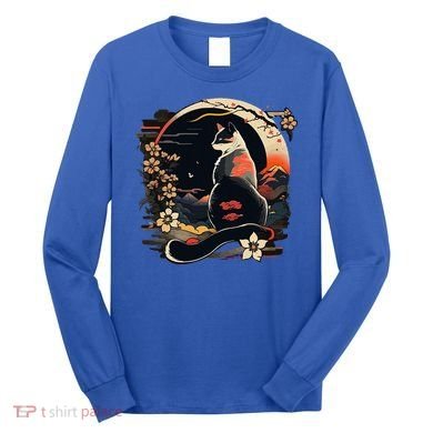 Kawaii Cat Anime Japanese Retro Long Sleeve Shirt