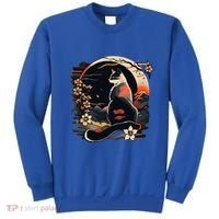 Kawaii Cat Anime Japanese Retro Sweatshirt thumb 0