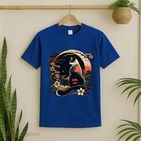 Kawaii Cat Anime Japanese Retro T-Shirt thumb 2