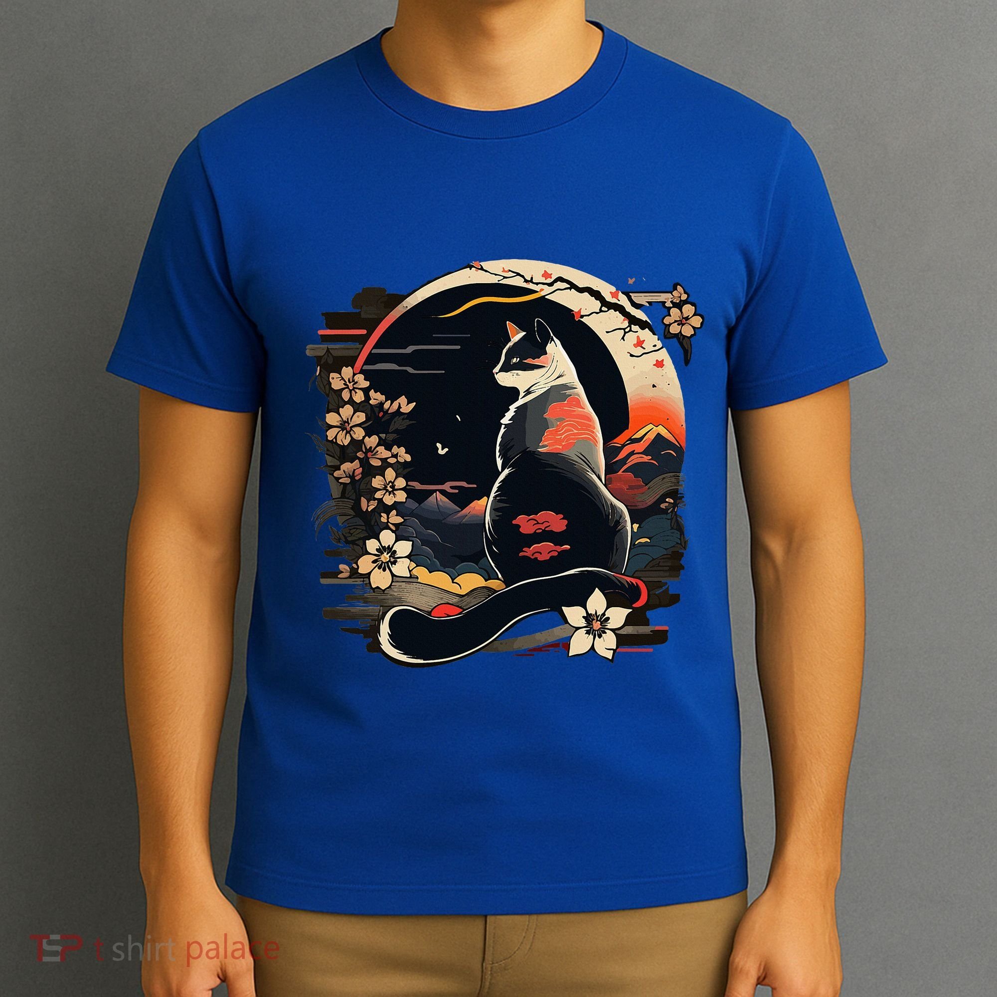 Kawaii Cat Anime Japanese Retro T-Shirt