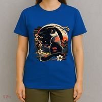 Kawaii Cat Anime Japanese Retro T-Shirt thumb 4