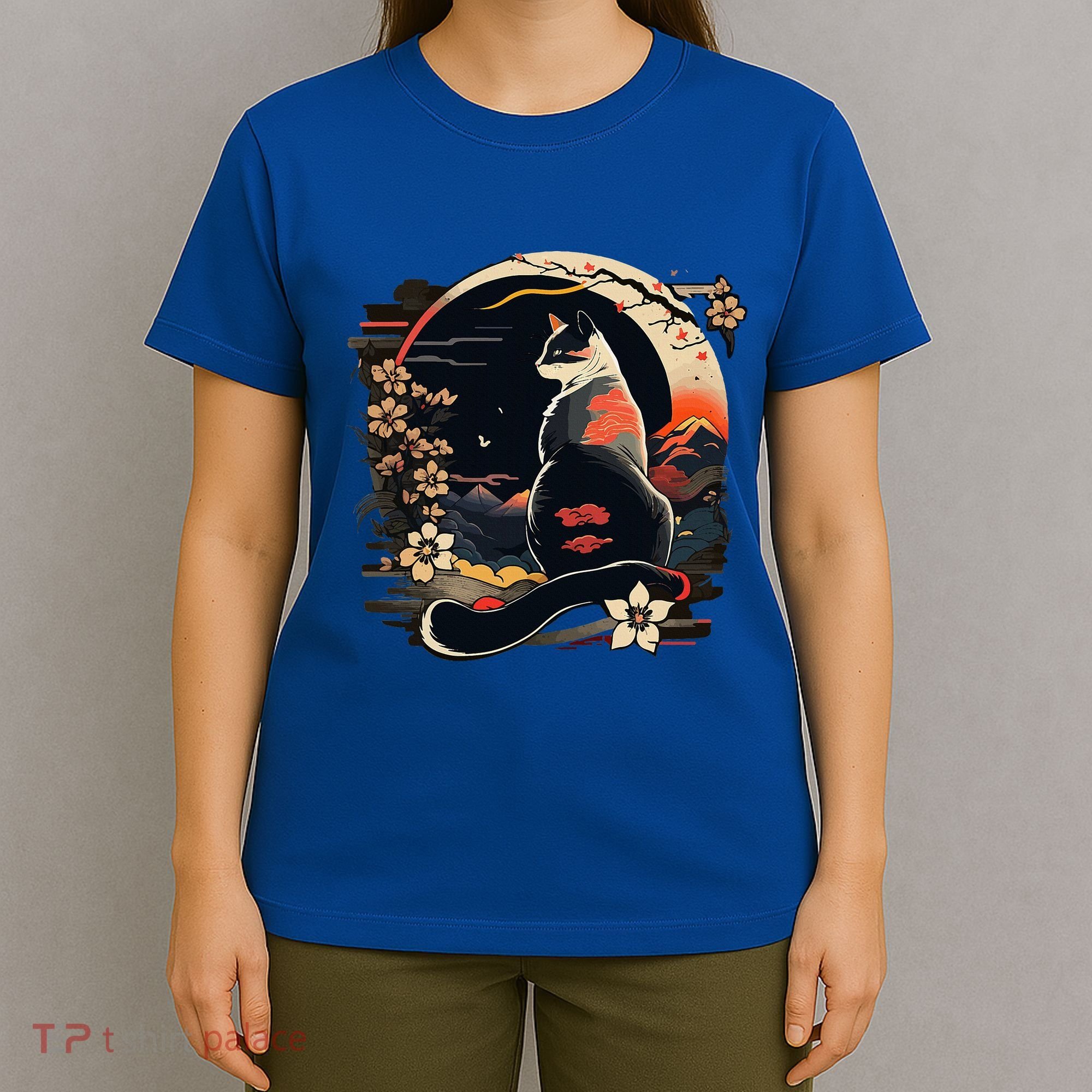 Kawaii Cat Anime Japanese Retro T-Shirt