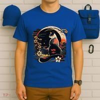 Kawaii Cat Anime Japanese Retro T-Shirt thumb 6