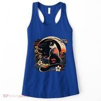 Kawaii Cat Anime Japanese Retro Women's Tank Top thumb 0