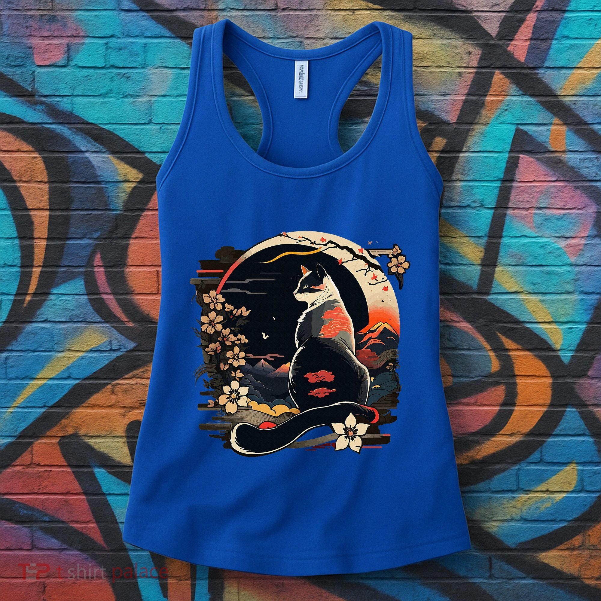Kawaii Cat Anime Japanese Retro Women's Tank Top
