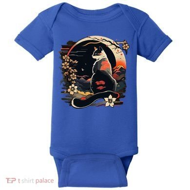 Kawaii Cat Anime Japanese Retro Baby Bodysuit