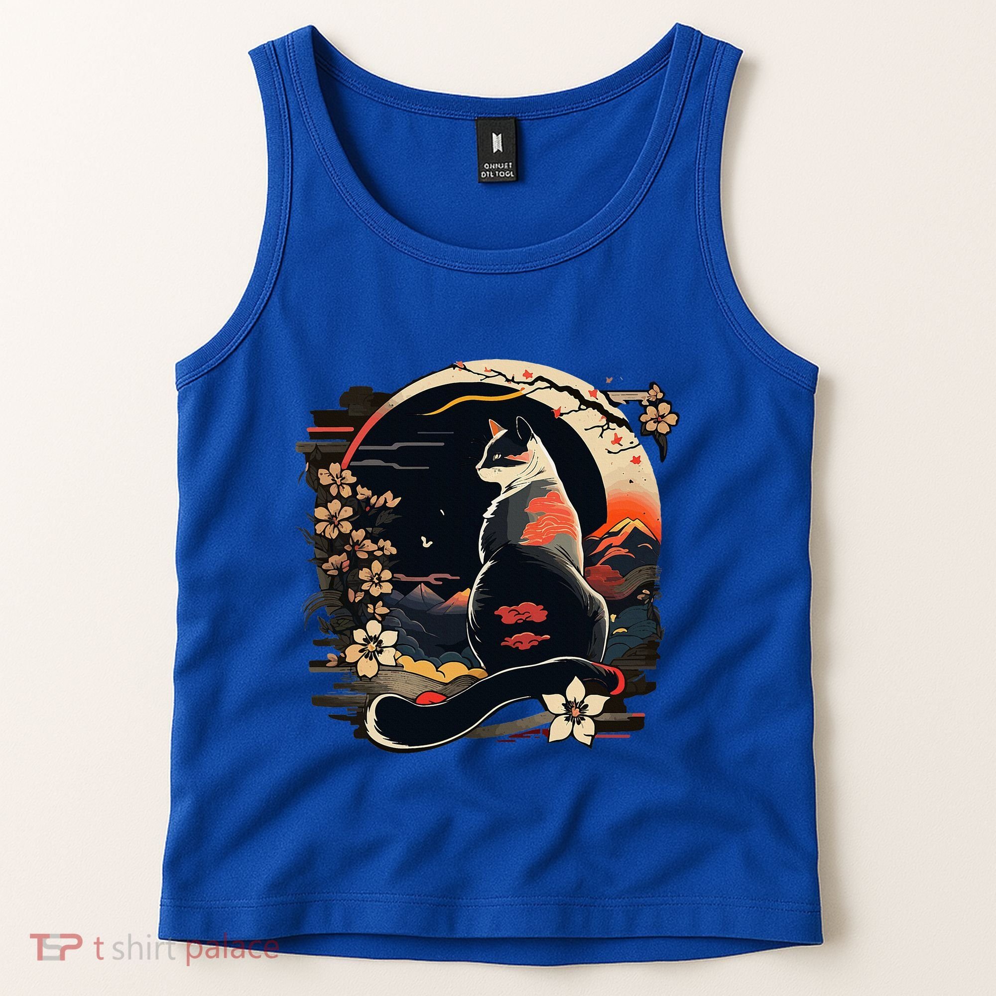 Kawaii Cat Anime Japanese Retro Tank Top