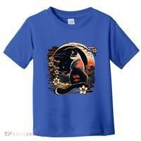 Kawaii Cat Anime Japanese Retro Toddler T-Shirt thumb 0