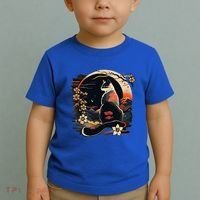 Kawaii Cat Anime Japanese Retro Toddler T-Shirt thumb 2