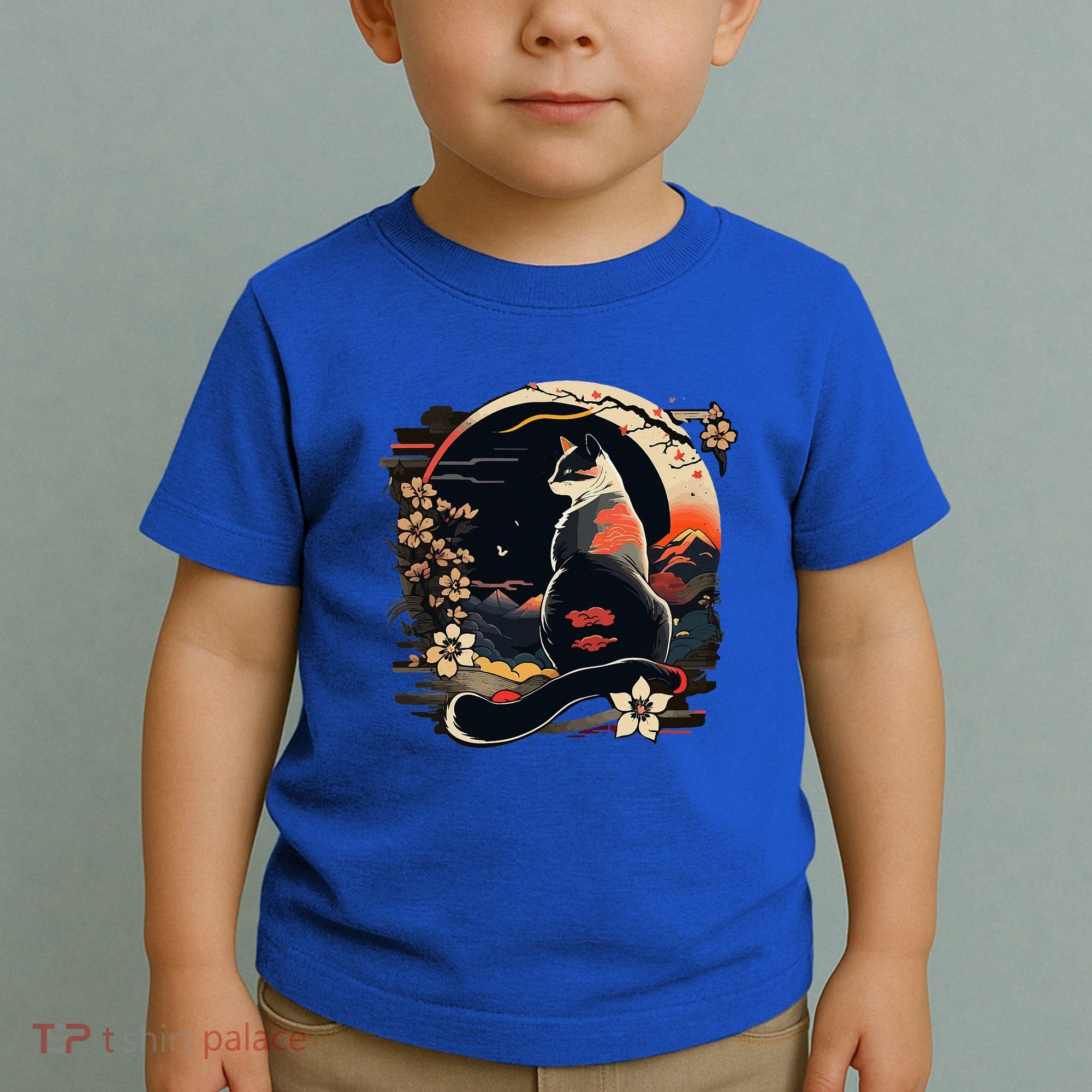 Kawaii Cat Anime Japanese Retro Toddler T-Shirt