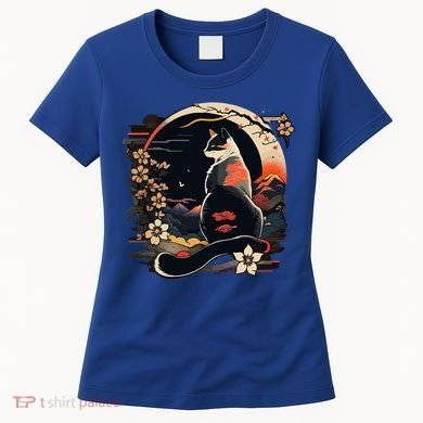 Kawaii Cat Anime Japanese Retro Women's T-Shirt