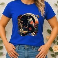 Kawaii Cat Anime Japanese Retro Women's T-Shirt thumb 2