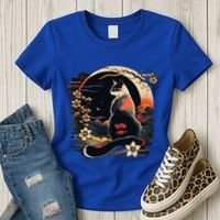 Kawaii Cat Anime Japanese Retro Women's T-Shirt thumb 3