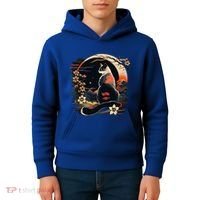 Kawaii Cat Anime Japanese Retro Kids Hoodie thumb 4