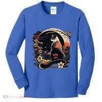 Kawaii Cat Anime Japanese Retro Kids Long Sleeve Shirt thumb 0