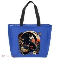 Kawaii Cat Anime Japanese Retro Tote Bag thumb 0